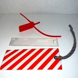 Off-White - Rare/Old - Clothing/Shirt Tags - Keychains or Charms - 80% OFF SALE!